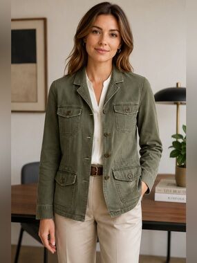 Olive Green Women's Jones of New York Jacket
